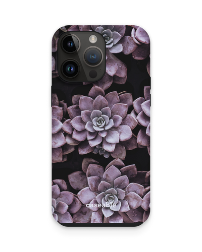Purple Succulents Premium Phone Case for Apple iPhone 15 Pro Max