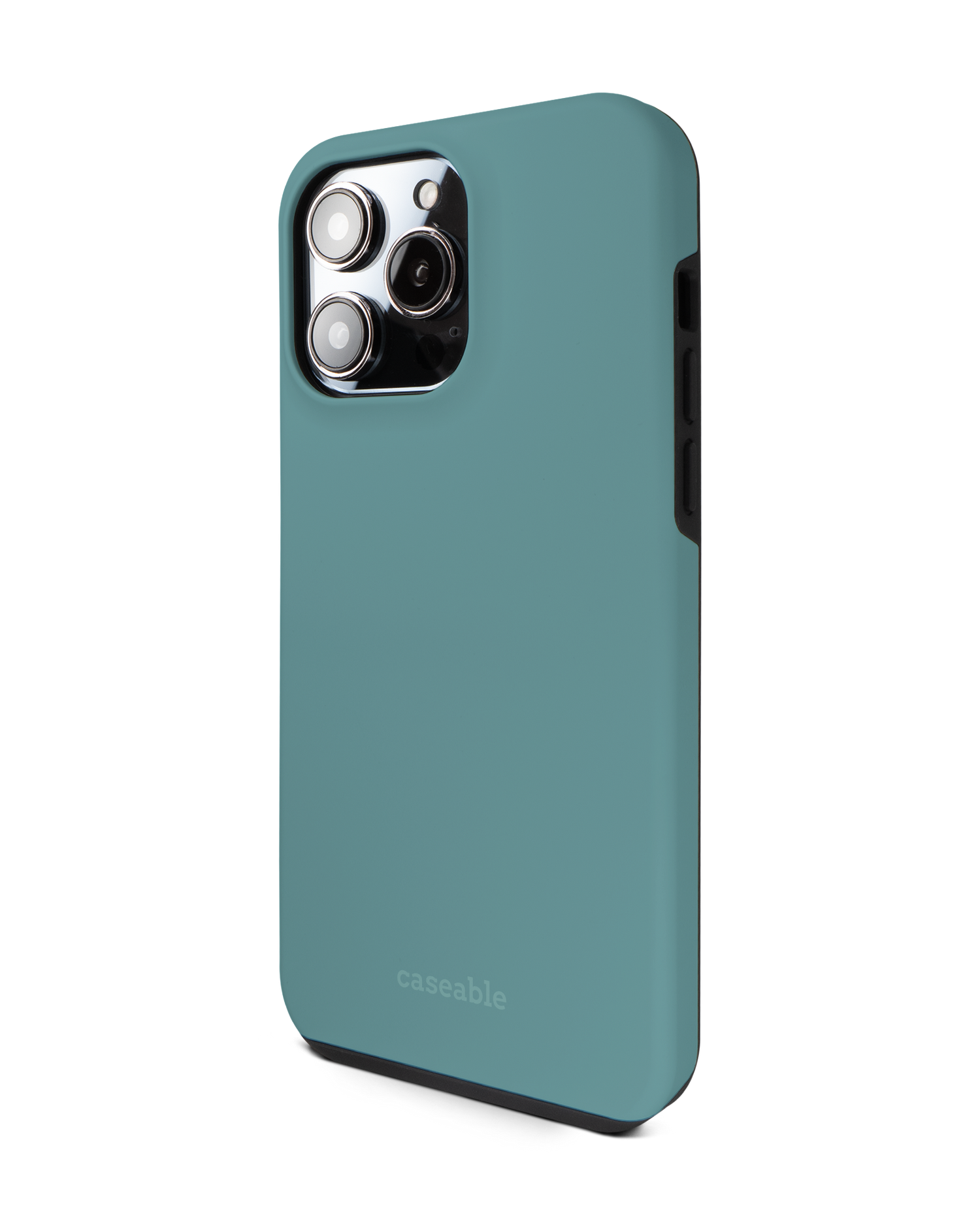 TURQUOISE Premium Phone Case for Apple iPhone 14 Pro Max: View from the right side