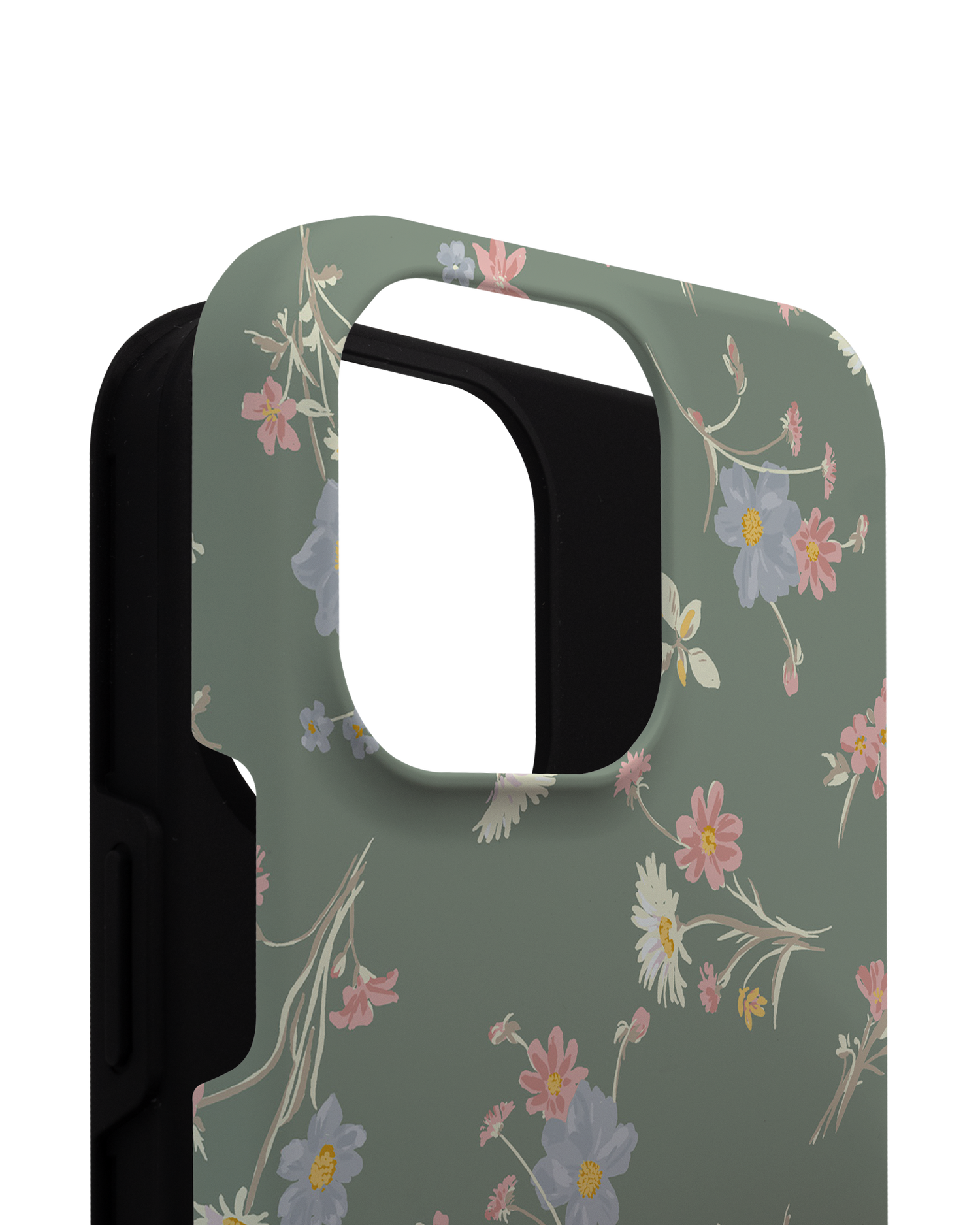Wild Flower Sprigs Premium Phone Case for Apple iPhone 14 Pro Max consisting of 2 parts
