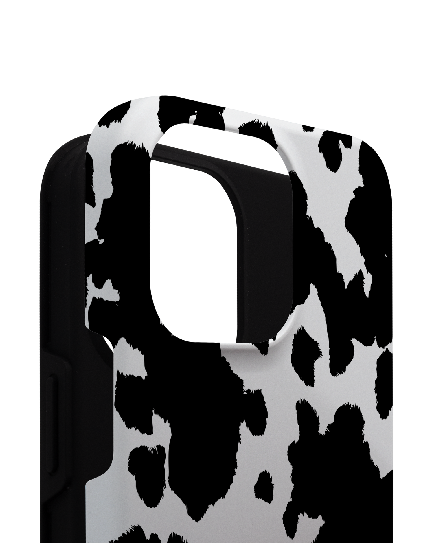 Cow Print Premium Phone Case for Apple iPhone 14 Pro Max consisting of 2 parts