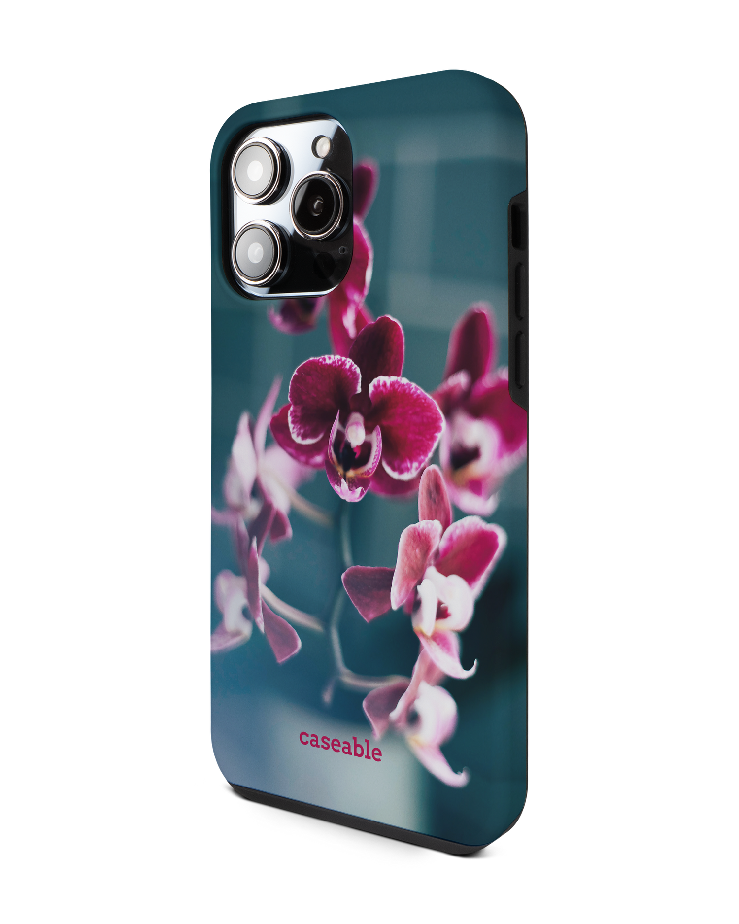 Orchid Premium Phone Case for Apple iPhone 14 Pro Max: View from the right side