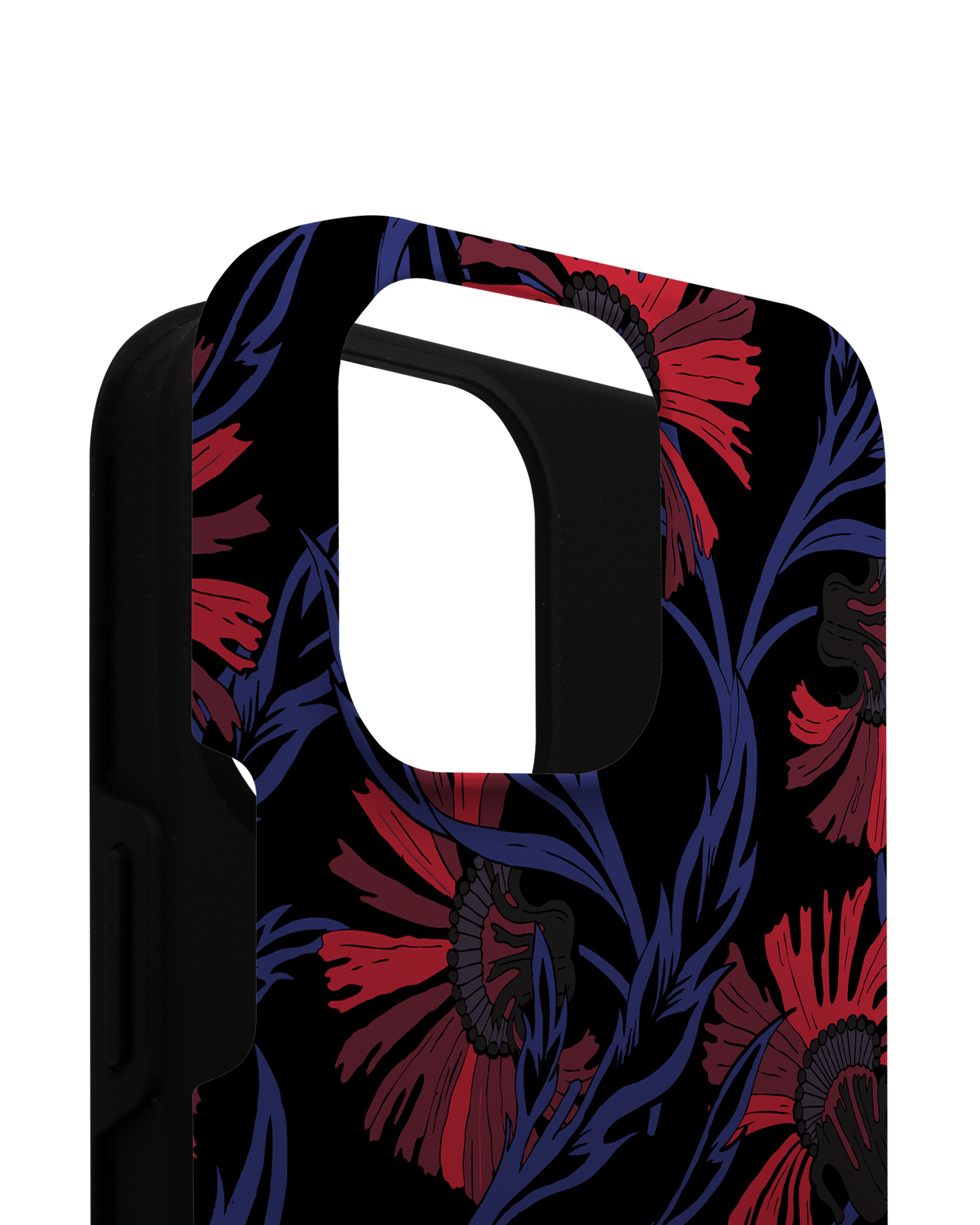 Midnight Floral Premium Phone Case for Apple iPhone 14 Pro Max consisting of 2 parts