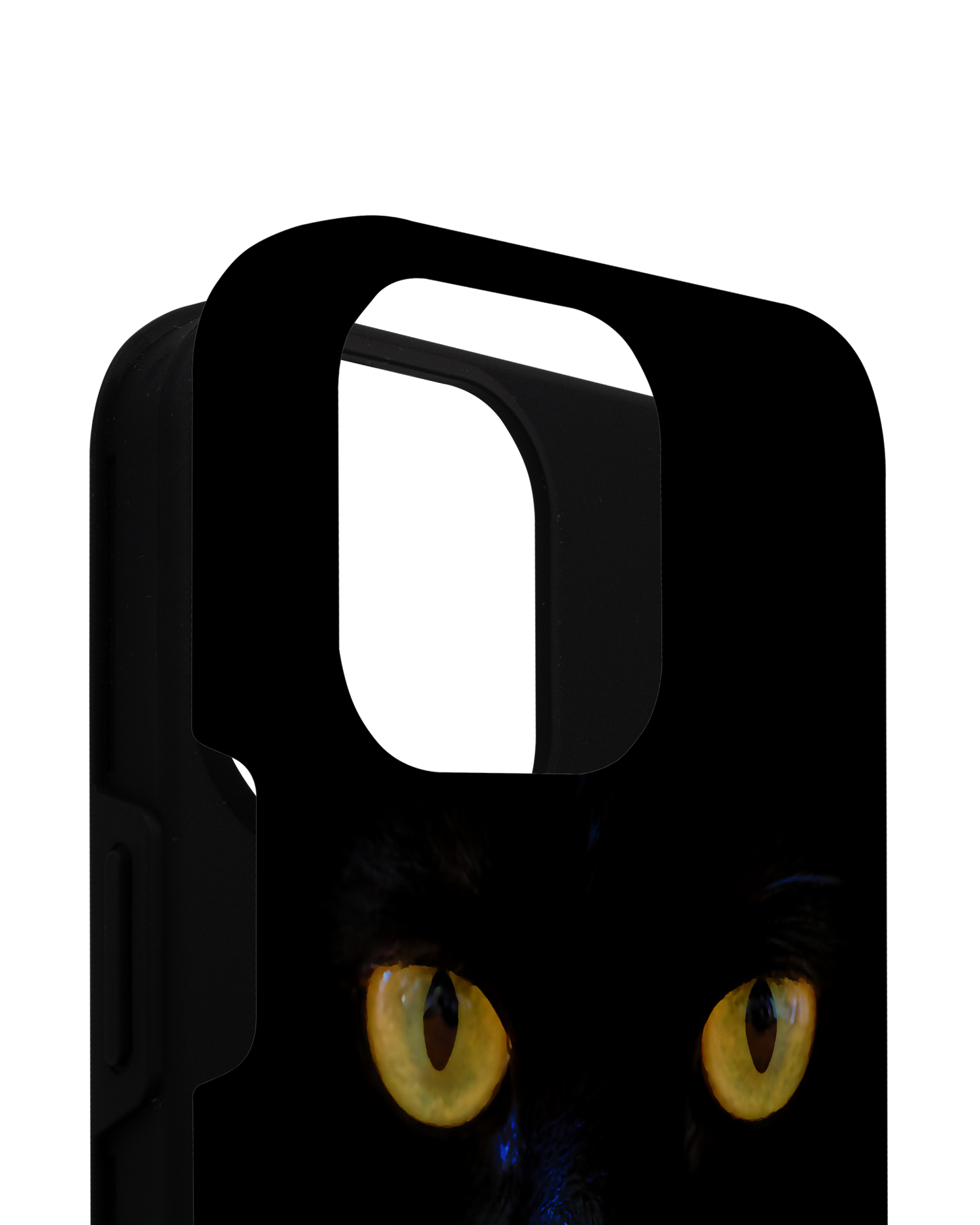 Black Cat Premium Phone Case for Apple iPhone 14 Pro Max consisting of 2 parts