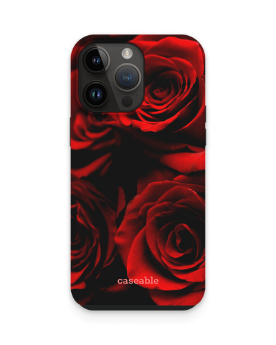 Red Roses Premium Phone Case for Apple iPhone 15 Pro Max