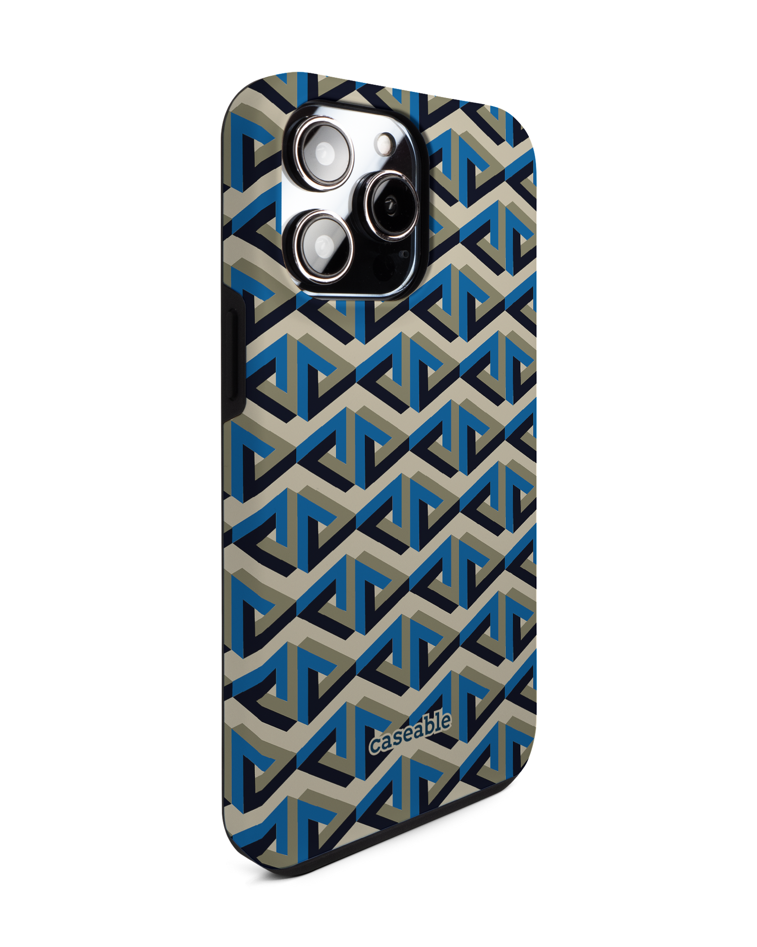 Penrose Pattern Premium Phone Case for Apple iPhone 14 Pro Max: View from the left side