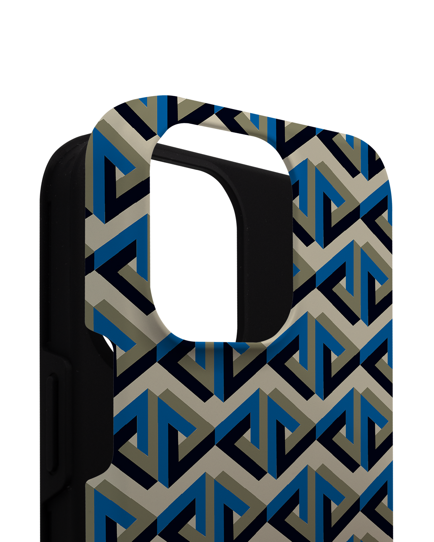 Penrose Pattern Premium Phone Case for Apple iPhone 14 Pro Max consisting of 2 parts