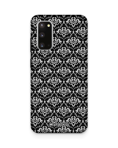 Black French Lillies Premium Phone Case Samsung Galaxy S20