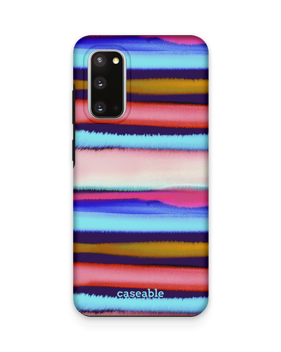 Watercolor Stripes Premium Phone Case Samsung Galaxy S20