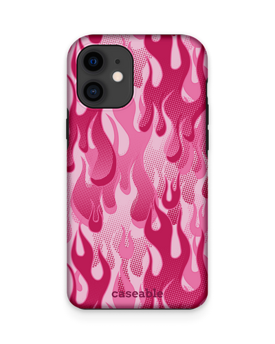 Pink Flames Premium Phone Case Apple iPhone 12 mini