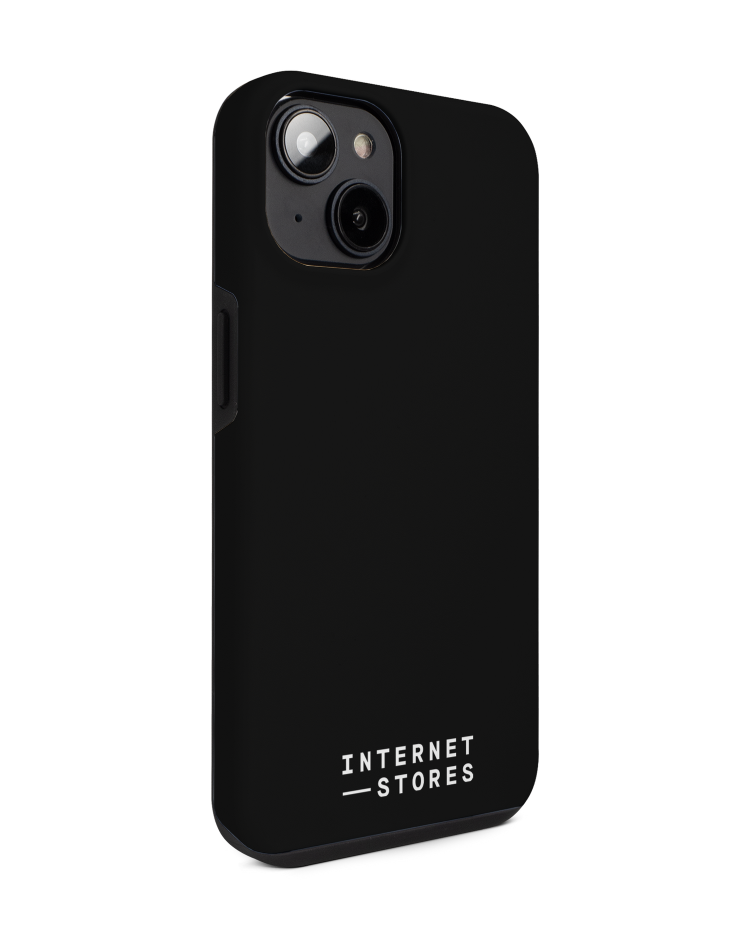 ISG Black Premium Phone for Apple iPhone 14: View from the left side