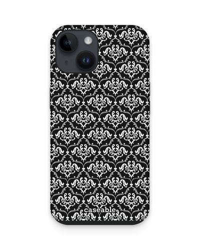 Black French Lillies Premium Phone for Apple iPhone 15