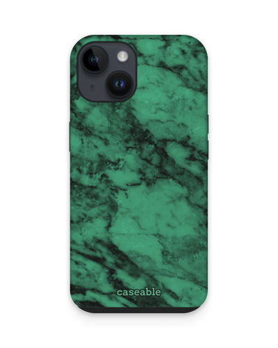 Green Marble Premium Phone for Apple iPhone 15