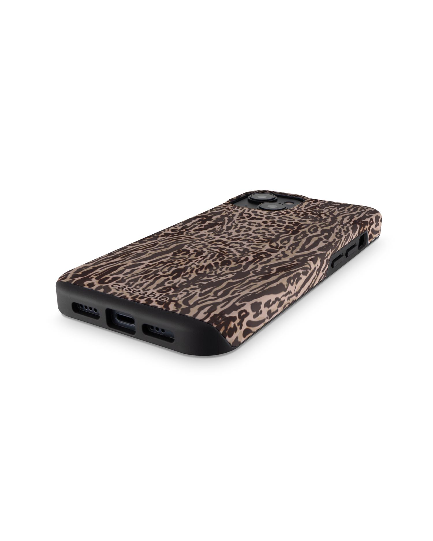 Animal Skin Tough Love Premium Phone for Apple iPhone 14: Bottom View
