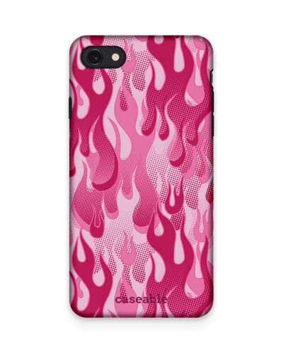 Pink Flames Premium Phone Case Apple iPhone 7, Apple iPhone 8, Apple iPhone SE (2020), Apple iPhone SE (2022)