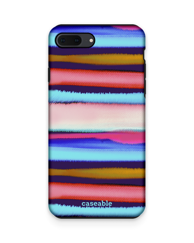 Watercolor Stripes Premium Phone Case Apple iPhone 7 Plus, Apple iPhone 8 Plus