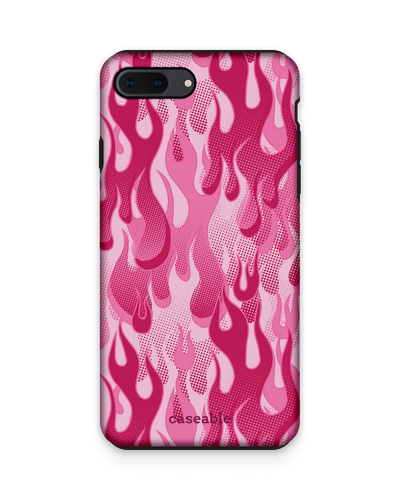 Pink Flames Premium Phone Case Apple iPhone 7 Plus, Apple iPhone 8 Plus