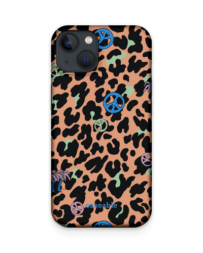 Leopard Peace Palms Premium Phone Case Apple iPhone 13