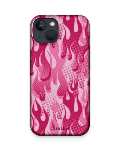Pink Flames Premium Phone Case Apple iPhone 13