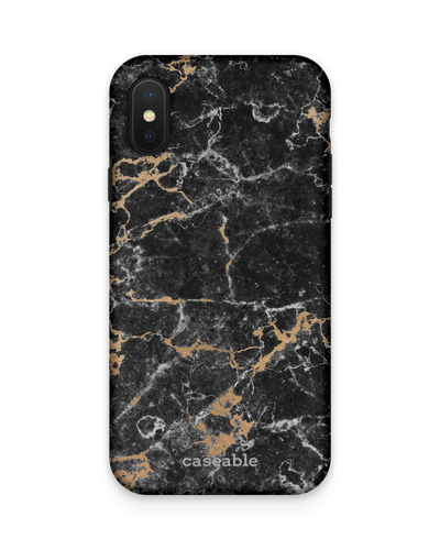 Marble and Gold Premium Phone Case Apple iPhone X, Apple iPhone XS