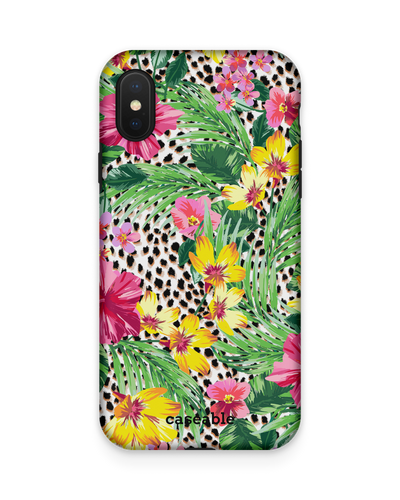 Tropical Cheetah Premium Phone Case Apple iPhone X, Apple iPhone XS