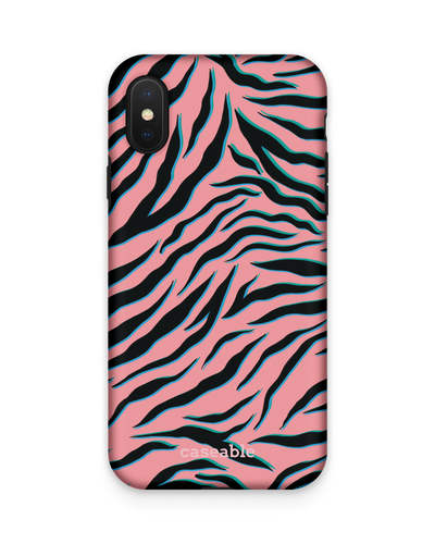 Pink Zebra Premium Phone Case Apple iPhone X, Apple iPhone XS
