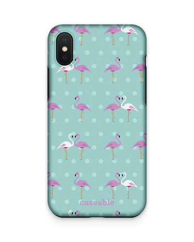 Two Flamingos Premium Phone Case Apple iPhone XS Max