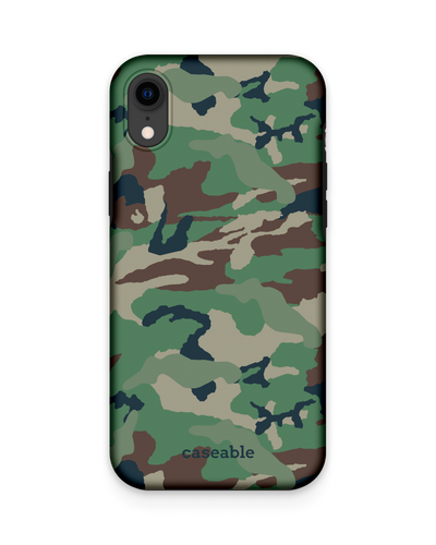 Green and Brown Camo Premium Phone Case Apple iPhone XR