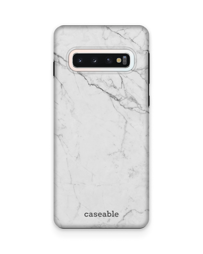 White Marble Premium Phone Case Samsung Galaxy S10