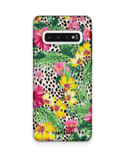 Tropical Cheetah Premium Phone Case Samsung Galaxy S10