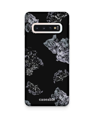 Silver Petals Premium Phone Case Samsung Galaxy S10