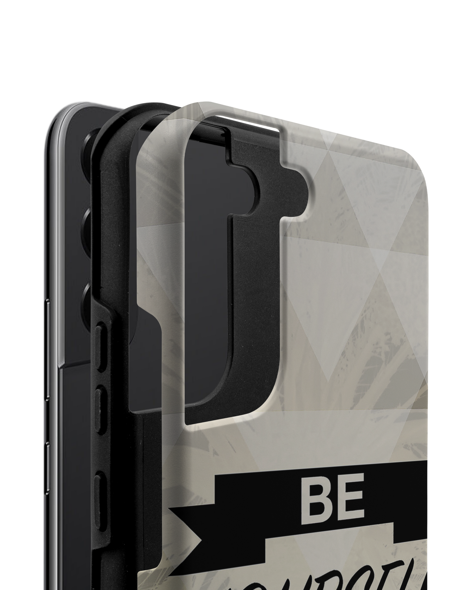 Be Yourself Premium Phone Case Samsung Galaxy S22 5G consisting of 2 parts