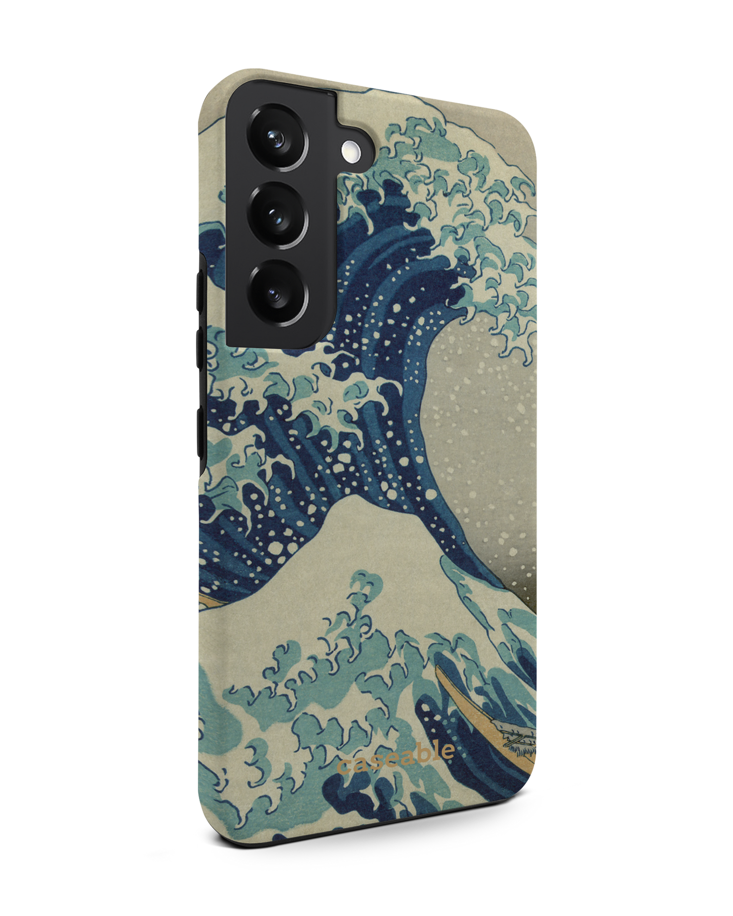 Great Wave Off Kanagawa By Hokusai Premium Phone Case Samsung Galaxy S22 5G: View from the left side