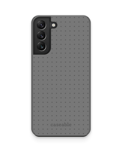 Dot Grid Grey Premium Phone Case Samsung Galaxy S22 5G