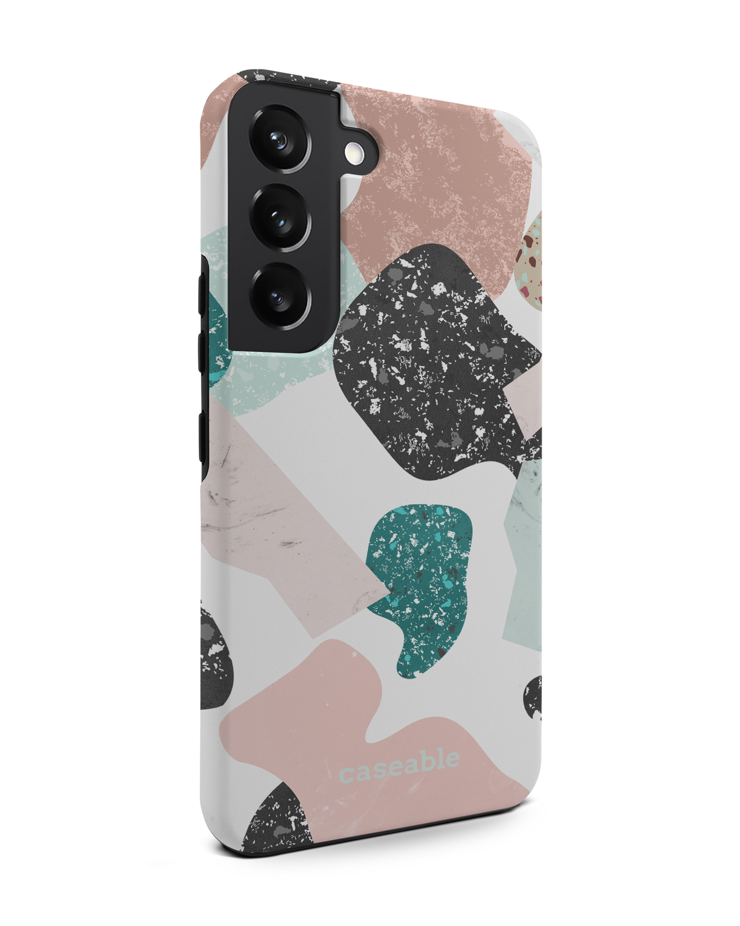 Scattered Shapes Premium Phone Case Samsung Galaxy S22 5G: View from the left side