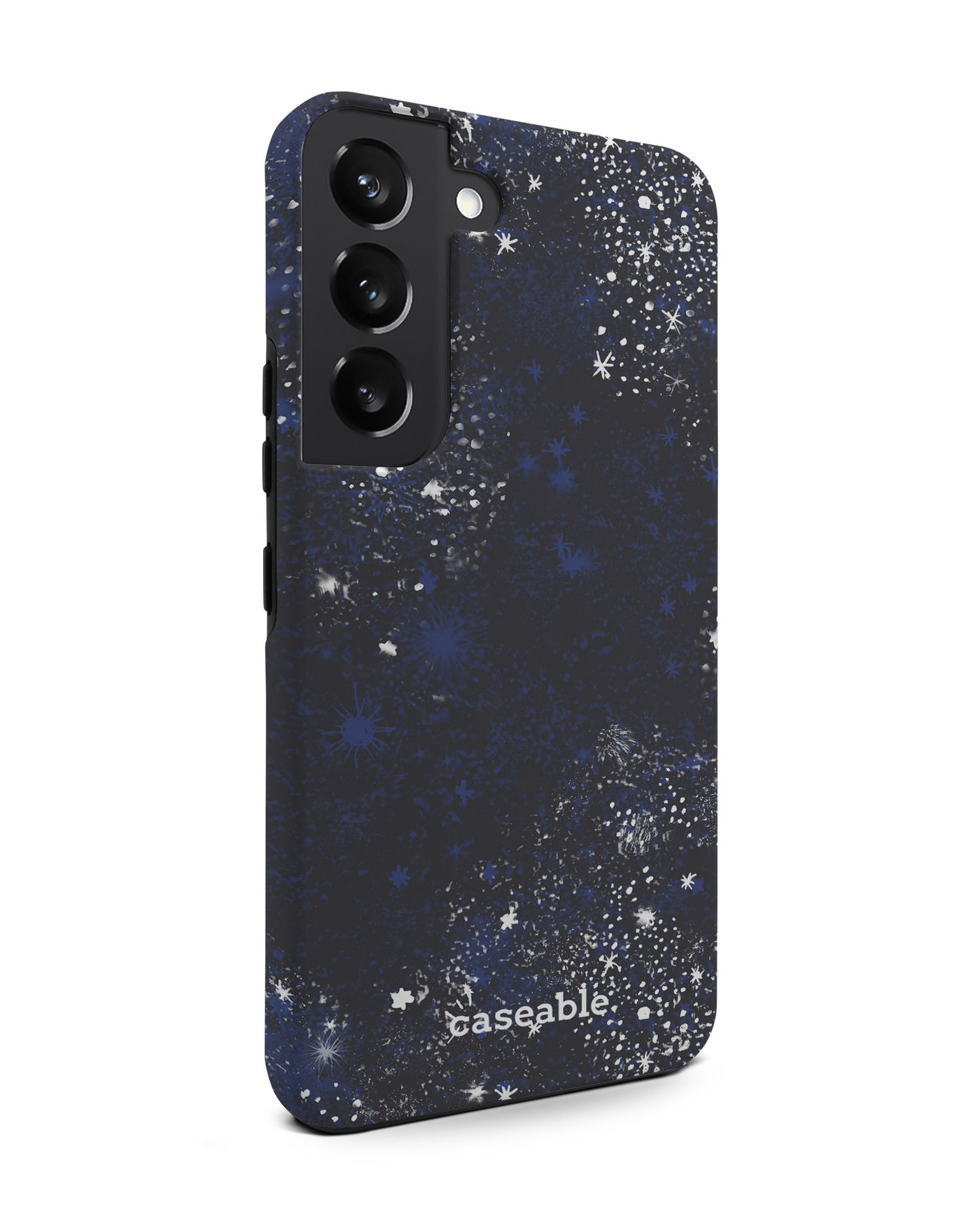 Starry Night Sky Premium Phone Case Samsung Galaxy S22 5G: View from the left side
