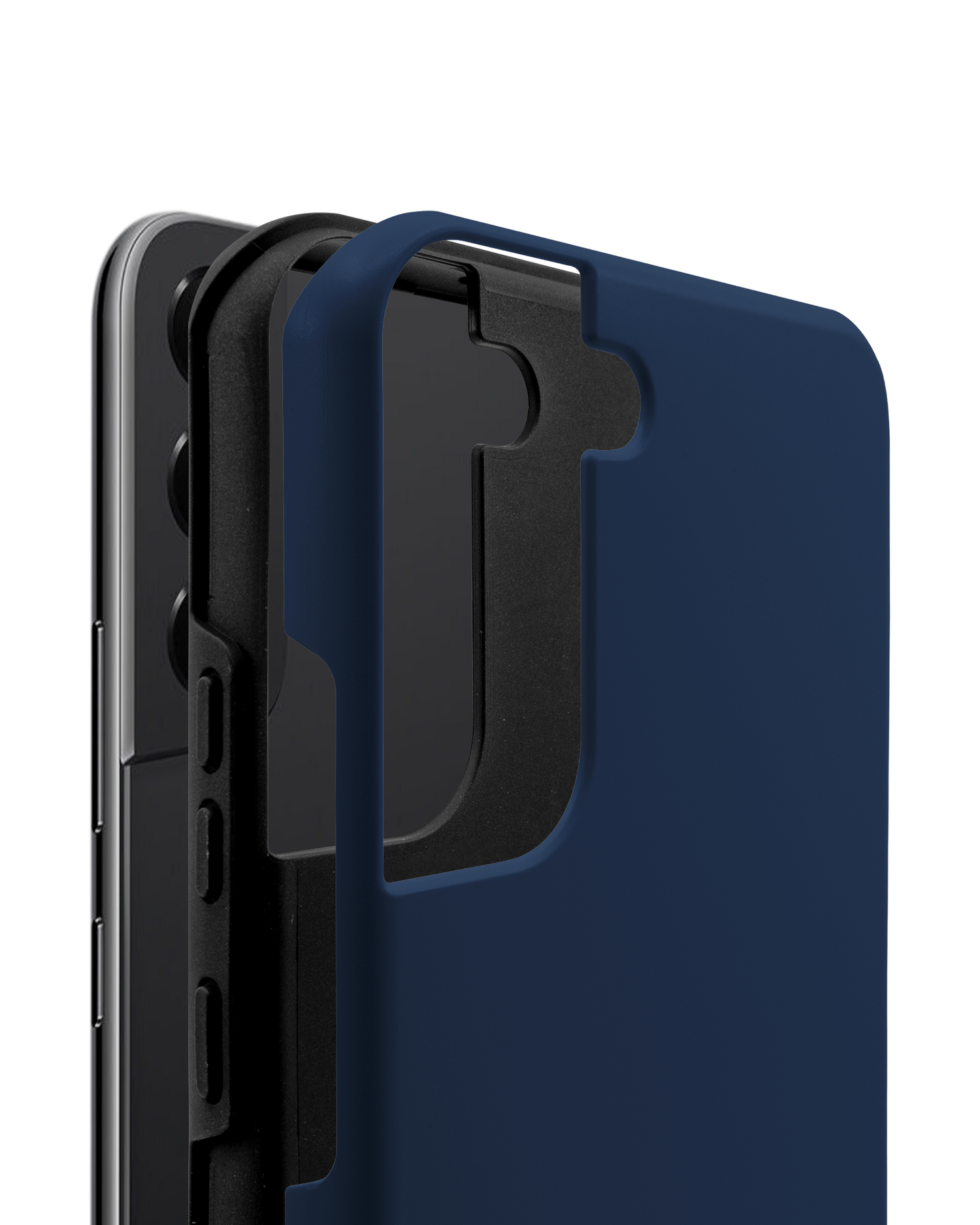 NAVY Premium Phone Case Samsung Galaxy S22 5G consisting of 2 parts