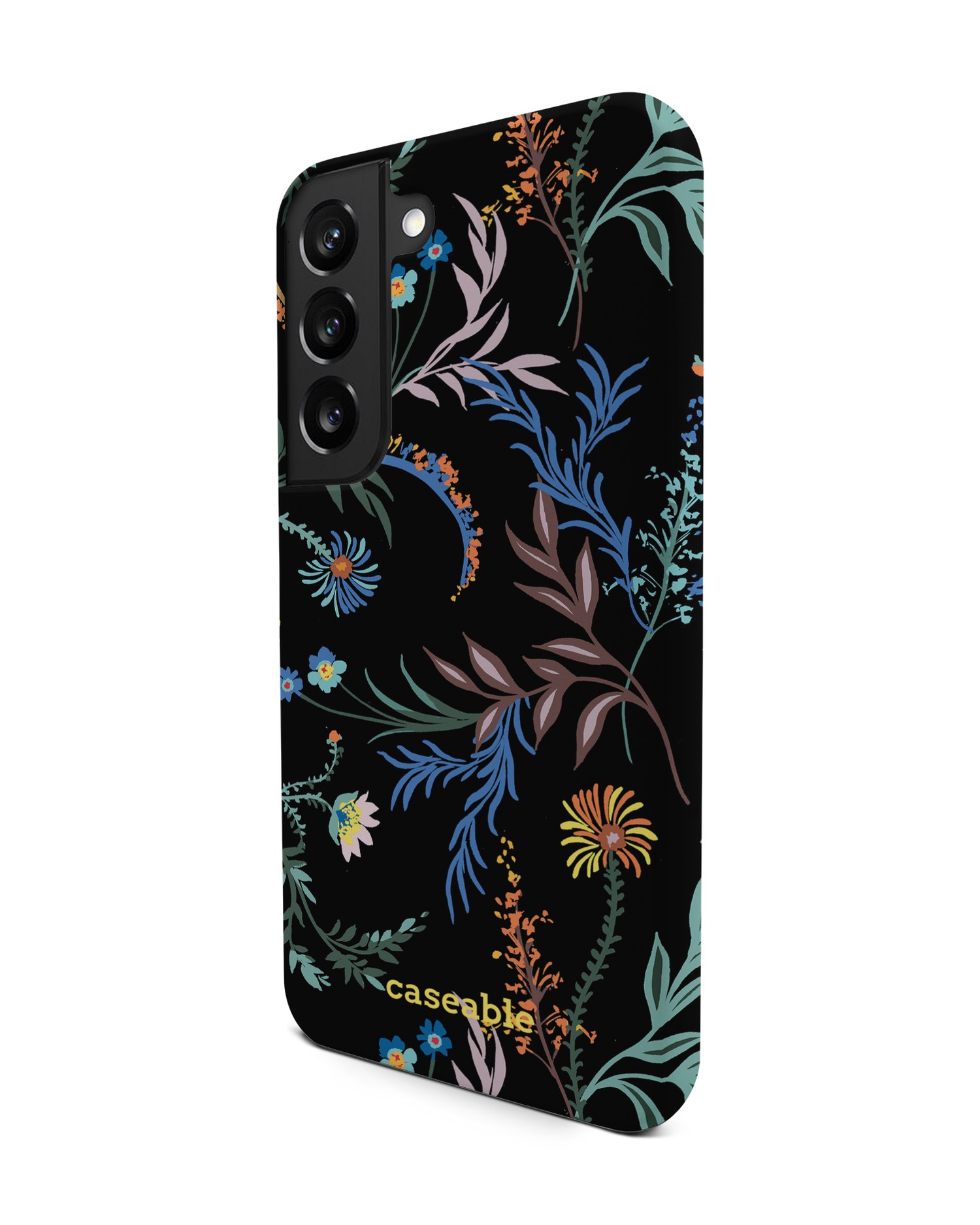 Woodland Spring Floral Premium Phone Case Samsung Galaxy S22 5G: View from the right side