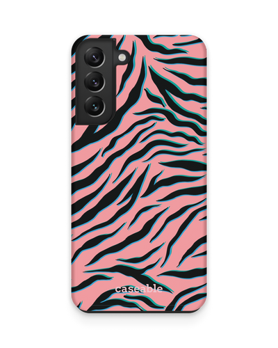 Pink Zebra Premium Phone Case Samsung Galaxy S22 5G