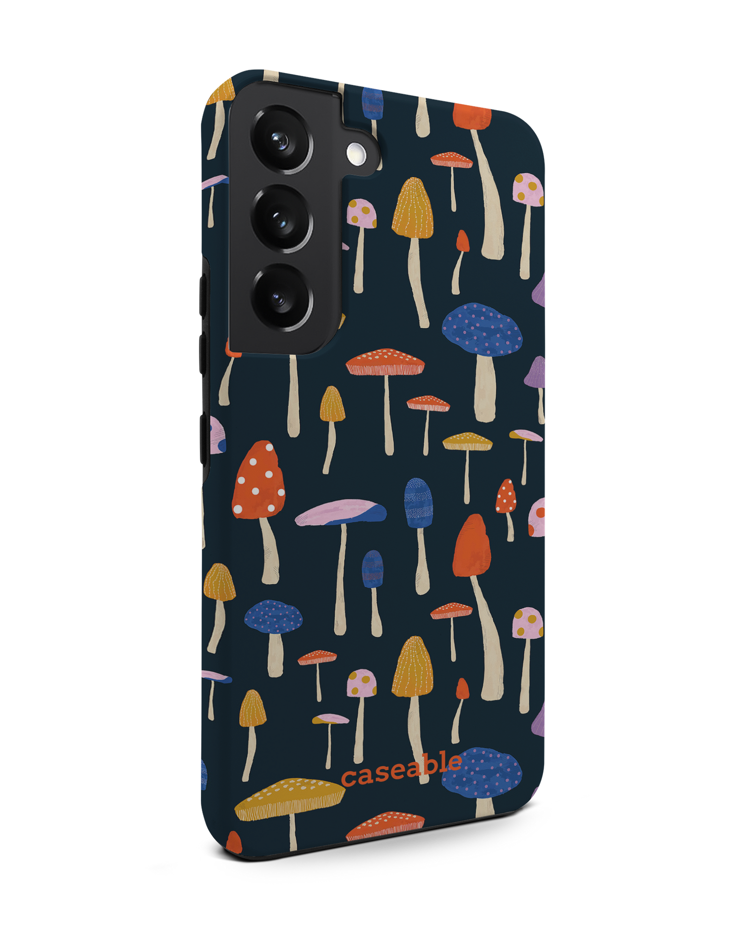 Mushroom Delights Premium Phone Case Samsung Galaxy S22 5G: View from the left side