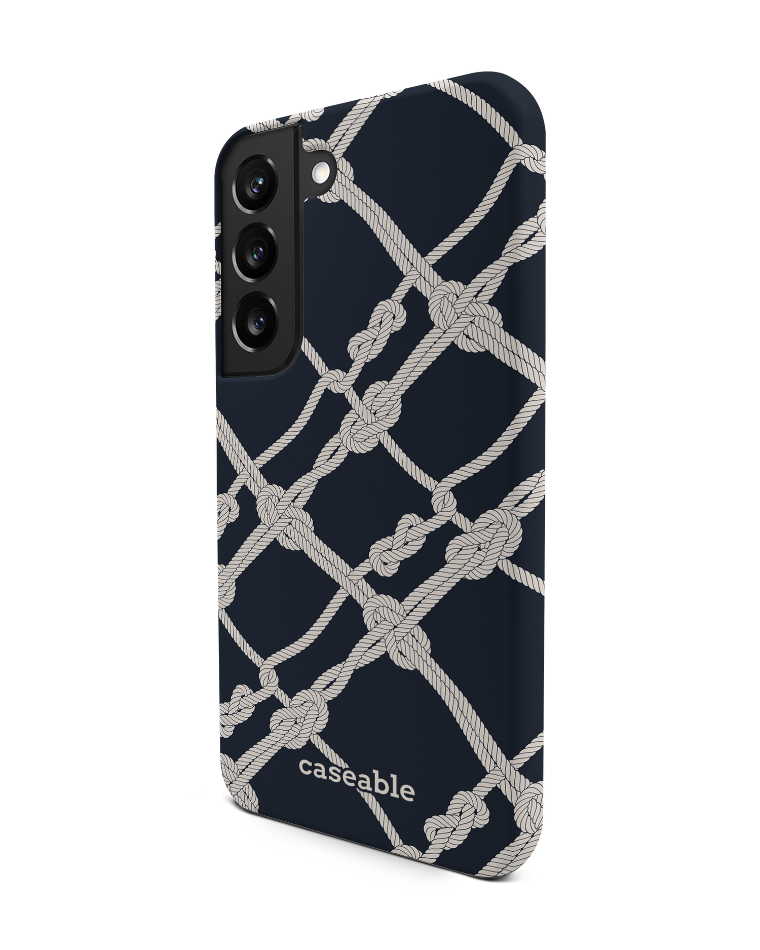 Nautical Knots Premium Phone Case Samsung Galaxy S22 5G: View from the right side