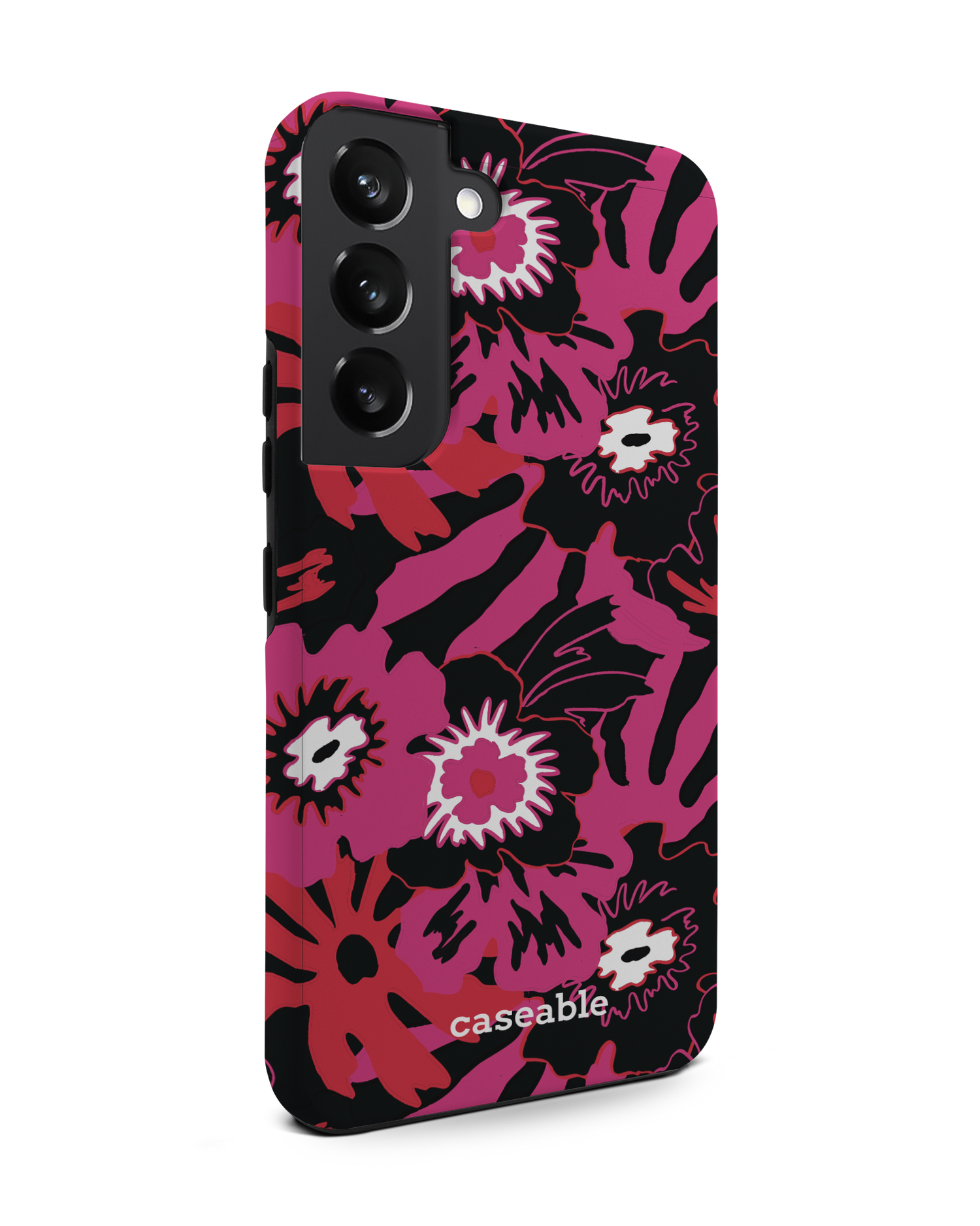 Flower Works Premium Phone Case Samsung Galaxy S22 5G: View from the left side