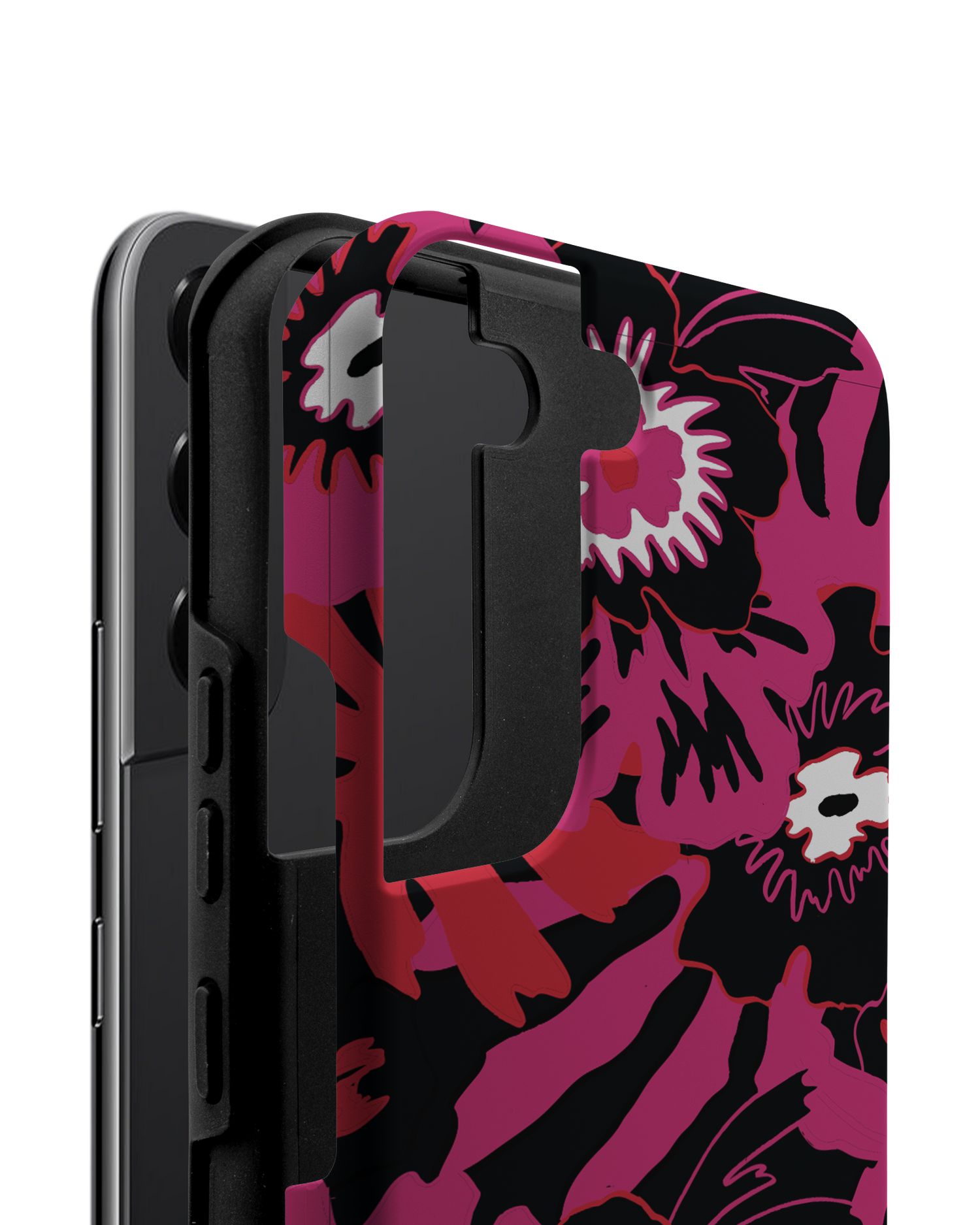 Flower Works Premium Phone Case Samsung Galaxy S22 5G consisting of 2 parts
