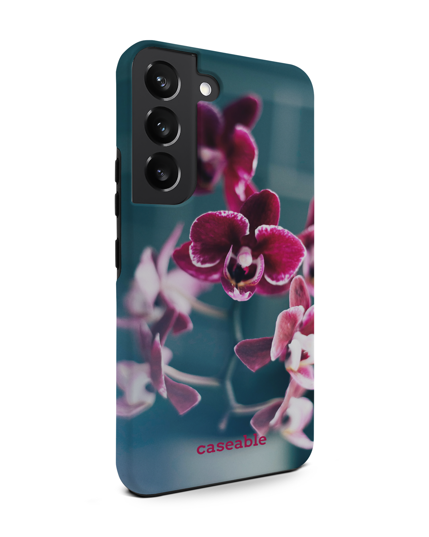 Orchid Premium Phone Case Samsung Galaxy S22 5G: View from the left side