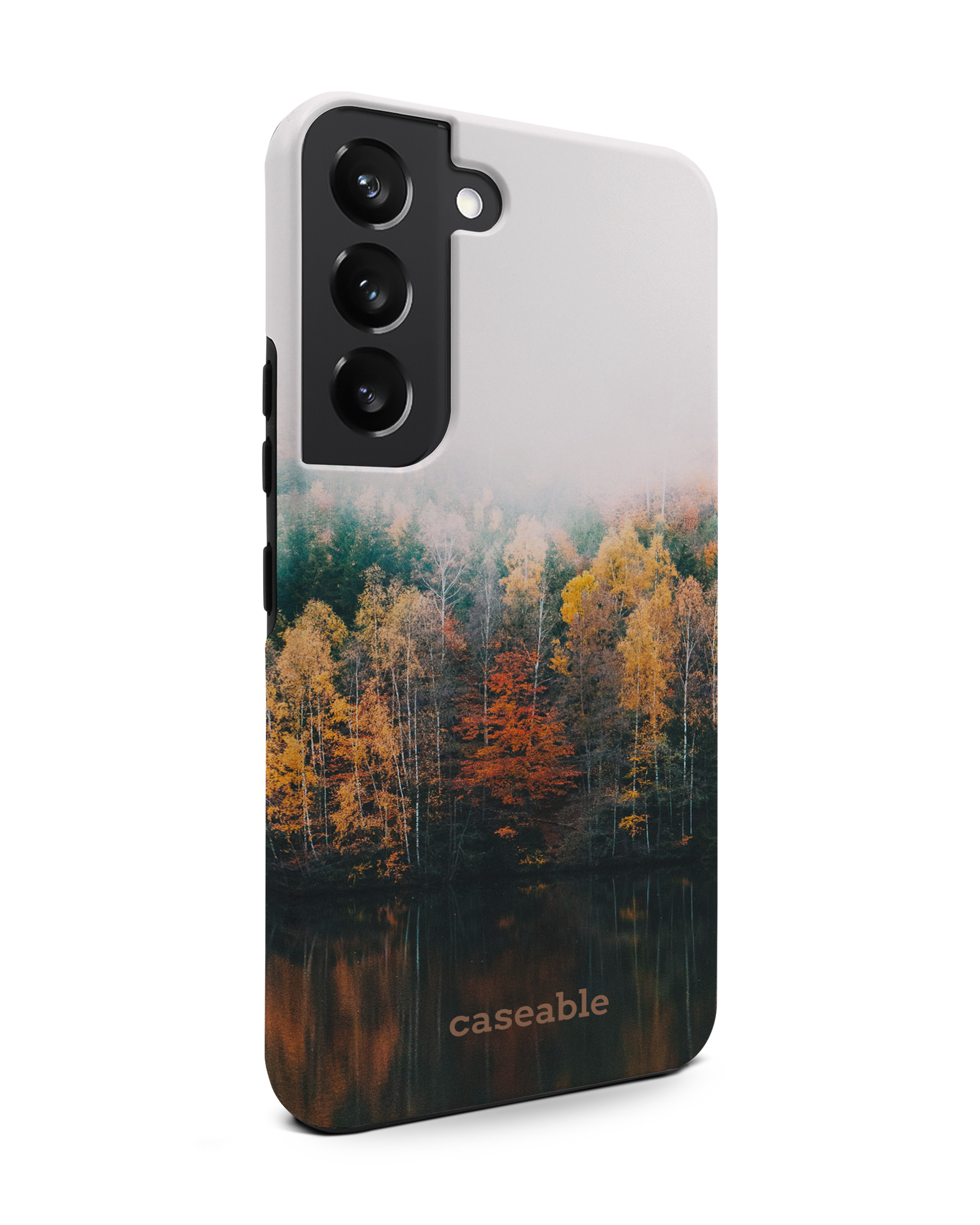 Fall Fog Premium Phone Case Samsung Galaxy S22 5G: View from the left side
