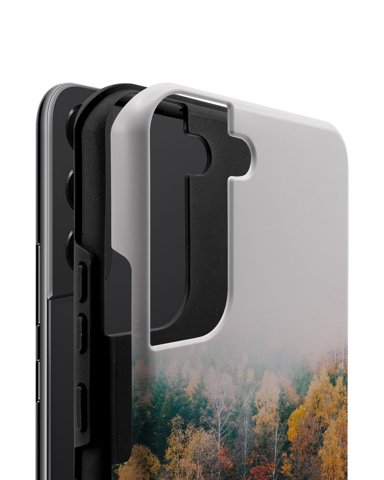 Fall Fog Premium Phone Case Samsung Galaxy S22 5G consisting of 2 parts
