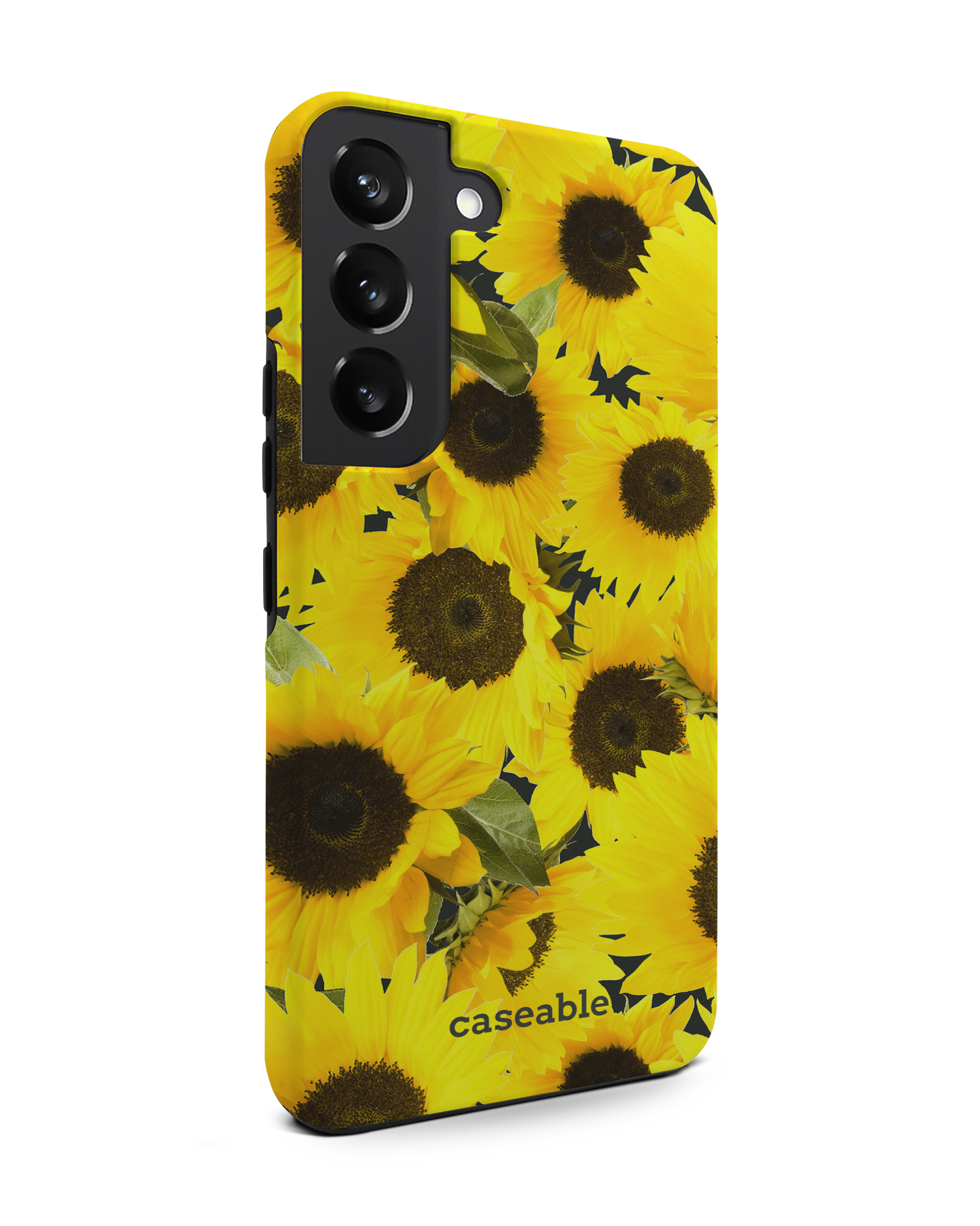 Sunflowers Premium Phone Case Samsung Galaxy S22 5G: View from the left side