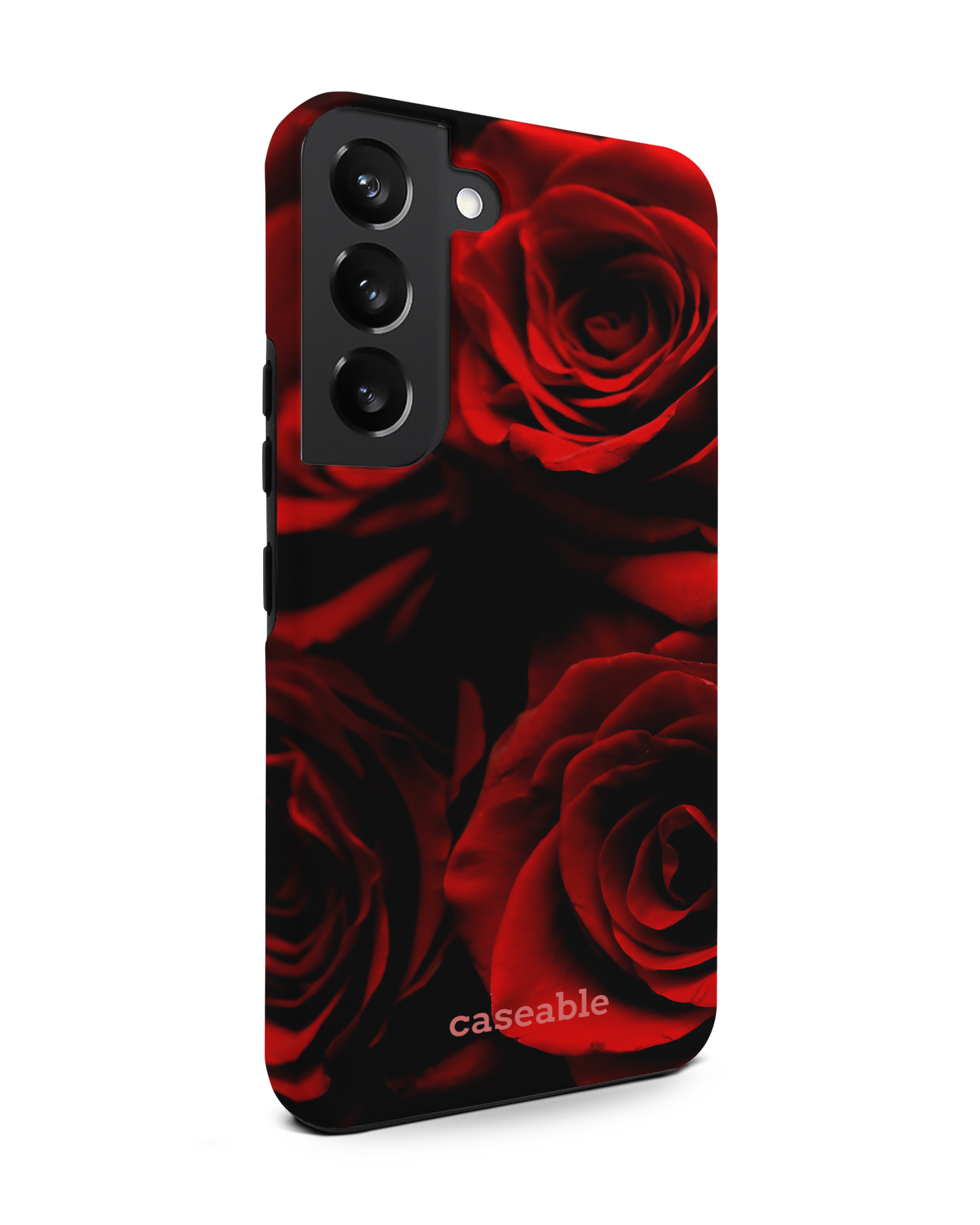 Red Roses Premium Phone Case Samsung Galaxy S22 5G: View from the left side