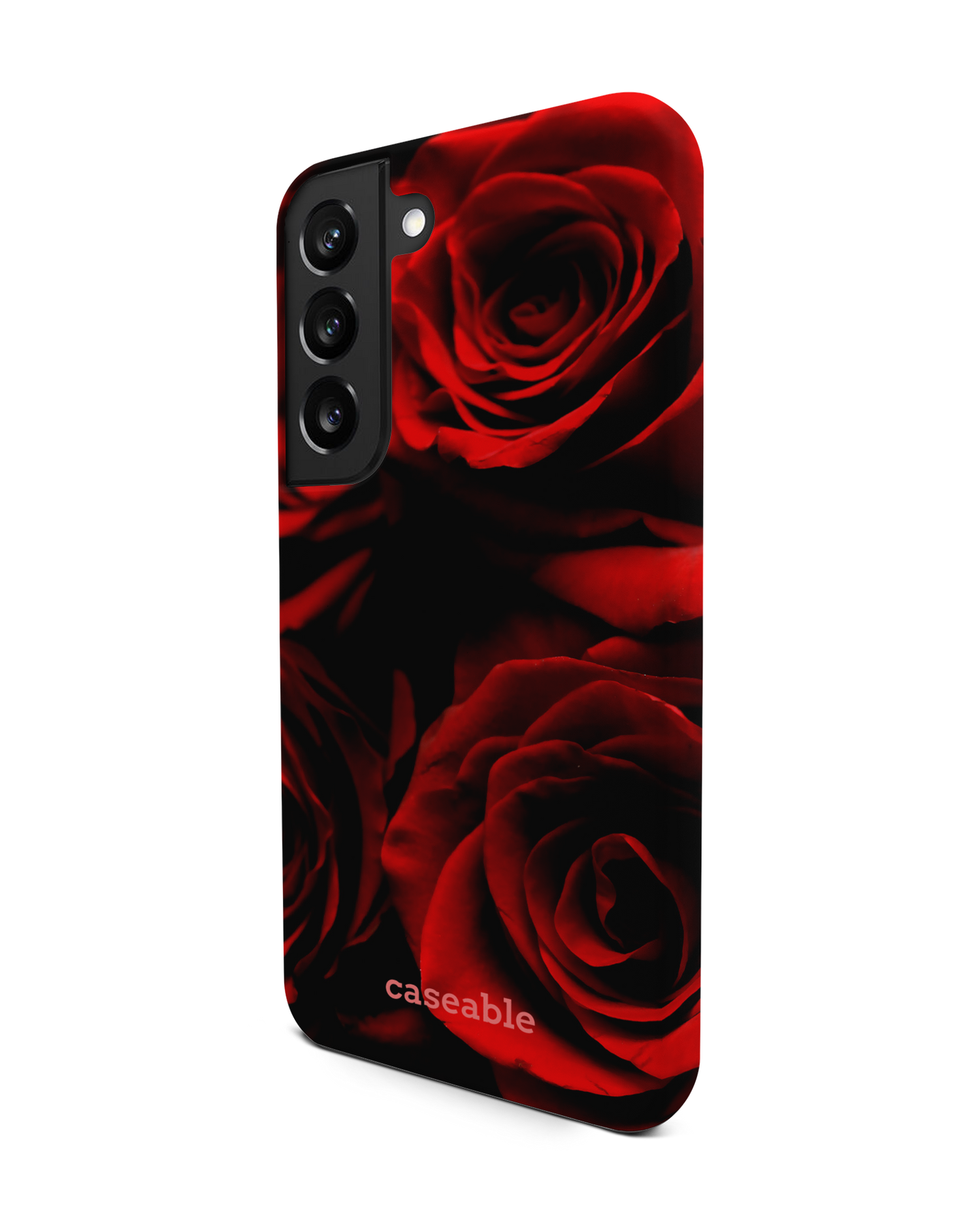 Red Roses Premium Phone Case Samsung Galaxy S22 5G: View from the right side