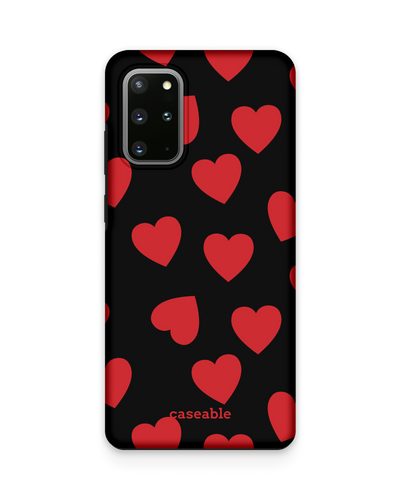 Repeating Hearts Premium Phone Case Samsung Galaxy S20 Plus