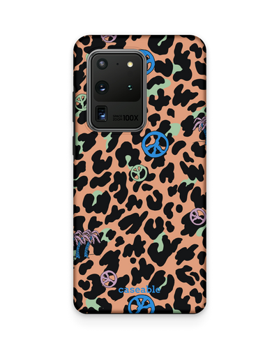 Leopard Peace Palms Premium Phone Case Samsung Galaxy S20 Ultra